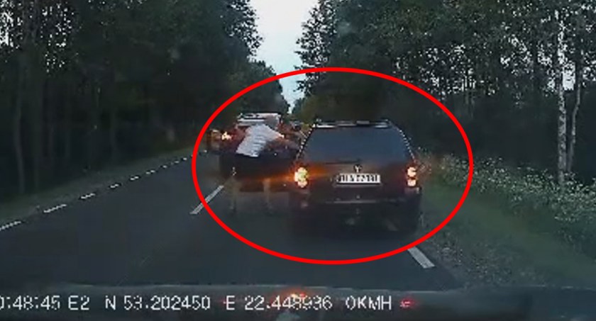 Ujęcie obywatelskie pijanego kierowcy [VIDEO Z ZATRZYMANIA]