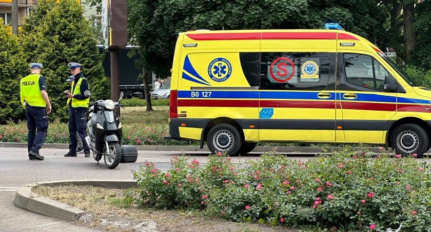 Utrudnienia po kraksie na rondzie Kościuszki [FOTO]