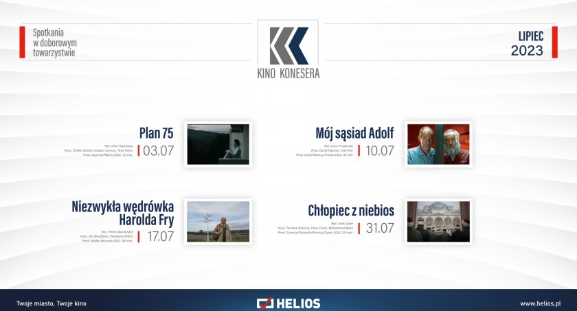  Gorące, filmowe lato w kinie Helios w Łomży