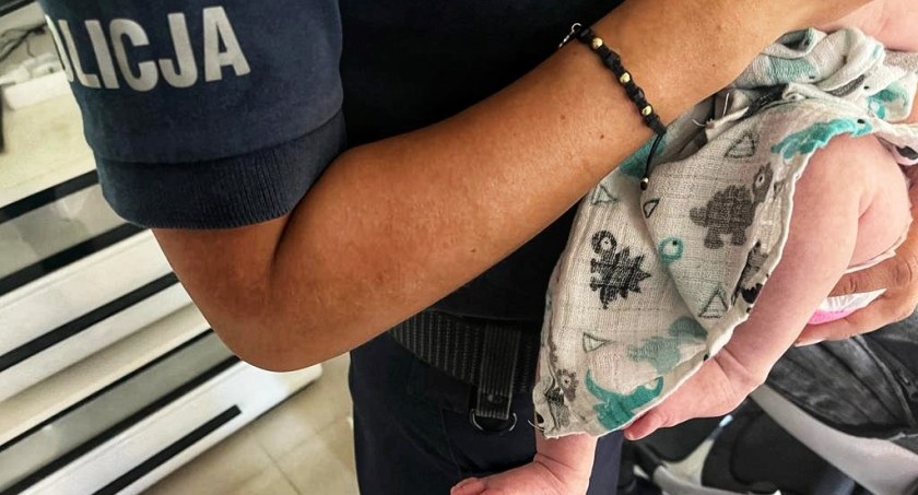 Łomża. Pijana matka opiekowała się miesięczną córeczką