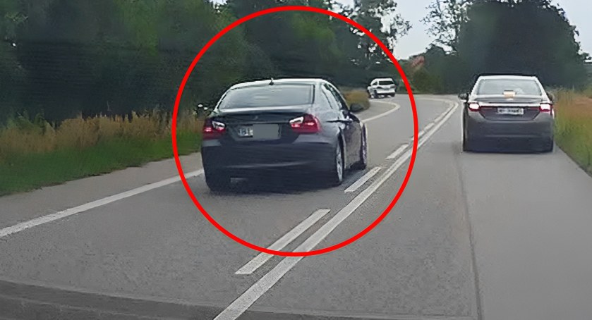 Jak kierowca BMW z Mazur do Łomży wracał [VIDEO]