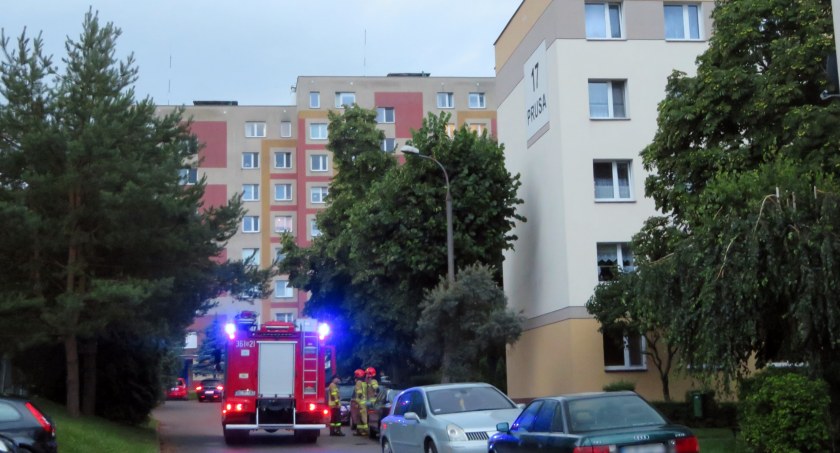 Podejrzewano ulatnianie się gazu na ulicy Prusa. Strażacy interweniowali [FOTO]