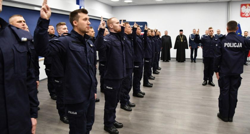 Nowi policjanci w województwie podlaskim [FOTO]