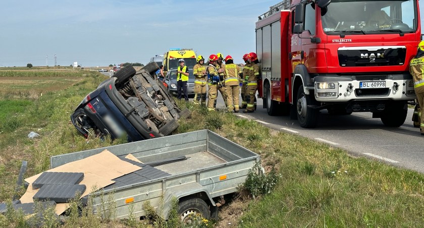 Wypadek na obwodnicy Konarzyc [FOTO]