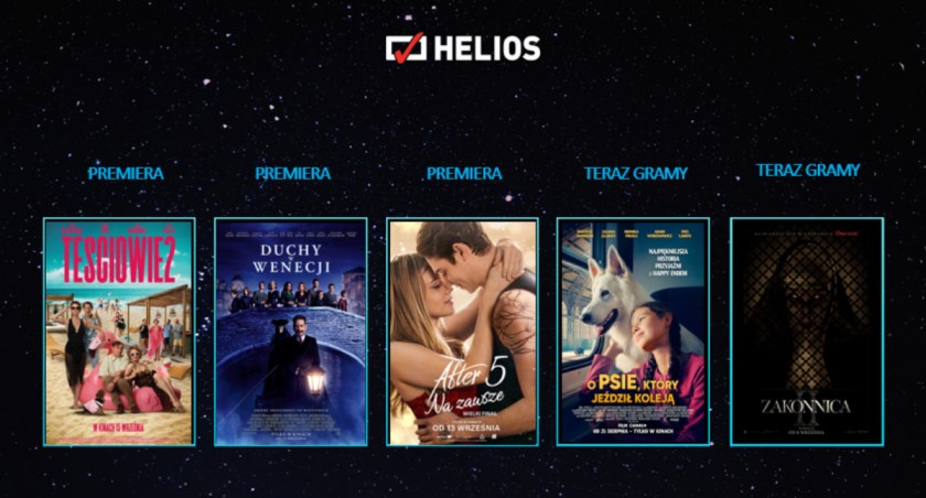 Wrześniowe premiery w kinie Helios  w Łomży 
