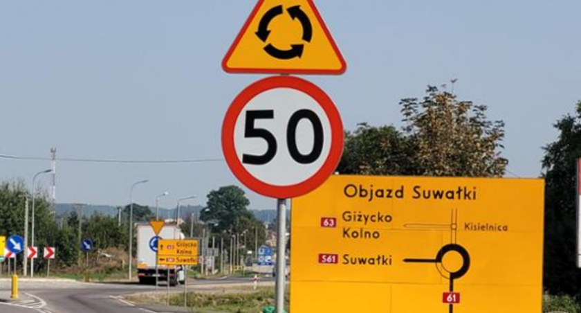 GDDKiA: W rejonie Kisielnicy ciężarówki jadą inaczej