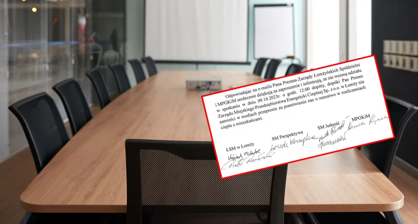 Spotkania w MPEC-u nie było!