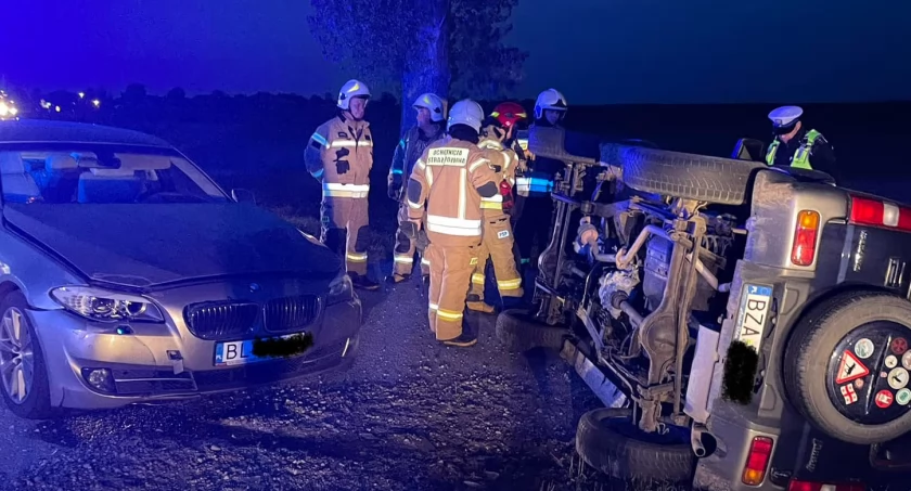 Zderzenie BMW z Suzuki na DK 66 [FOTO]