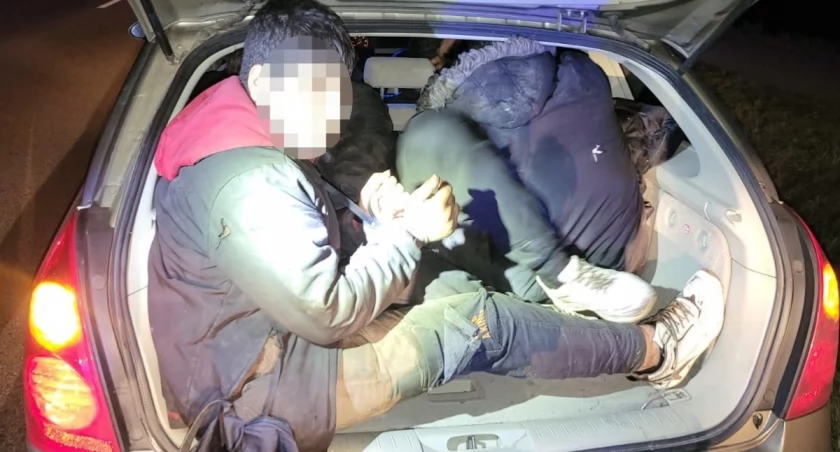 243 próby nielegalnego przekroczenia granicy. Jeden z kurierów zatrzymany w Jeżewie Starym