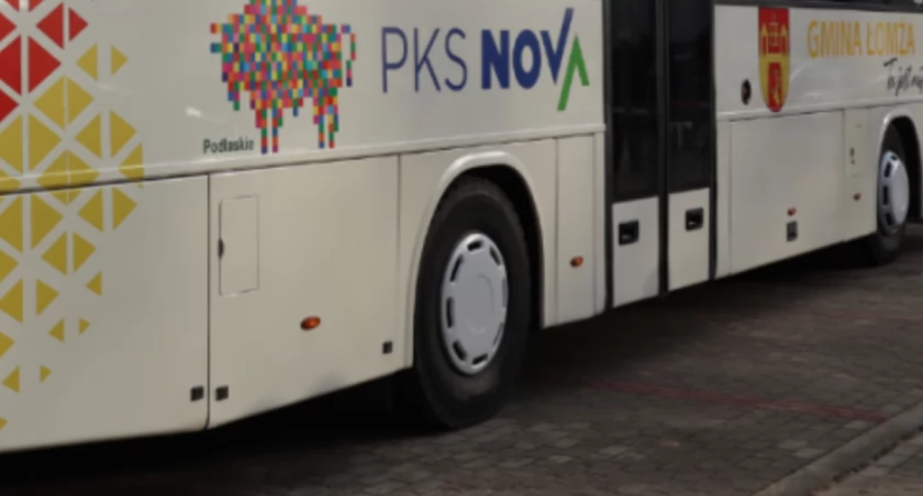 Wprowadzono czasową zmianę trasy przejazdu autobusu w gminie Łomża