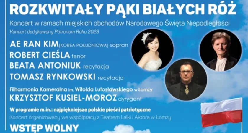 Koncert w ramach miejskich obchodów Narodowego Święta Niepodległości