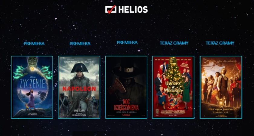 Jesień z wyczekiwanymi premierami  w kinie Helios w Łomży