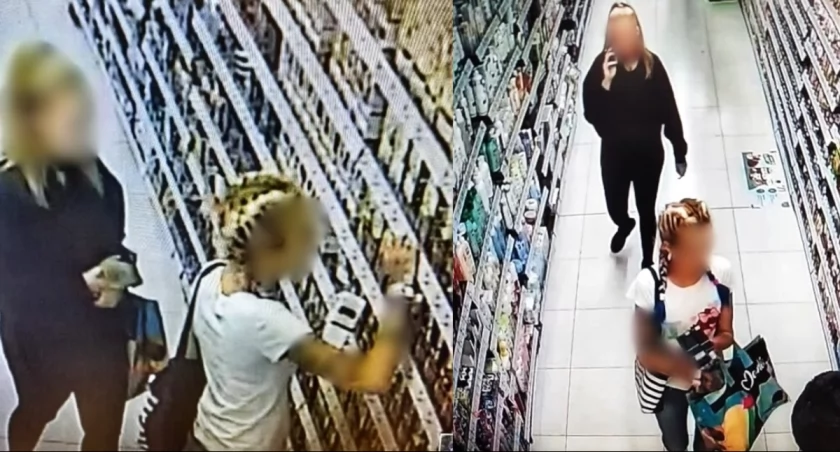 Złodziejki kosmetyków w rękach policjantów [FOTO]