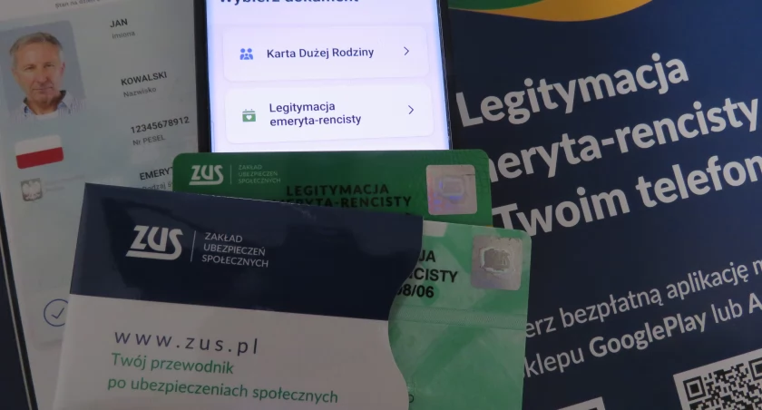 Legitymacja emeryta i rencisty w telefonie