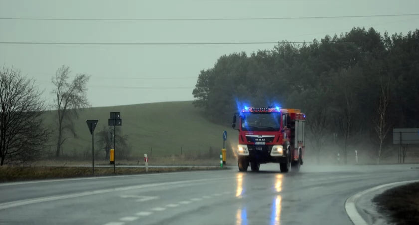 Wypadek na trasie Węzeł Śniadowo - Węzeł Łomża Południe