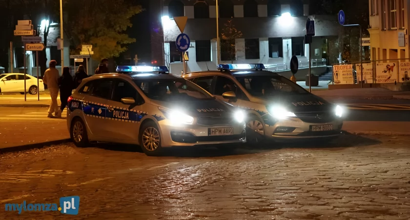 Nocny atak na funkcjonariusza w Łomży