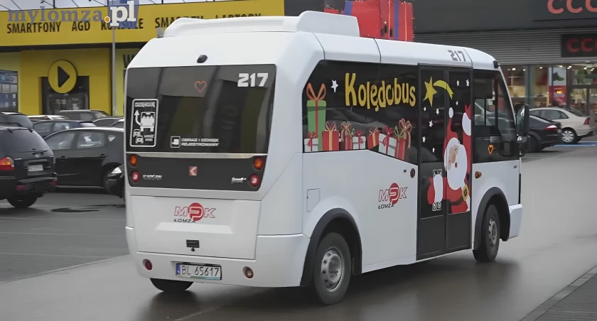 Kolędobus na ulicach Łomży [VIDEO]