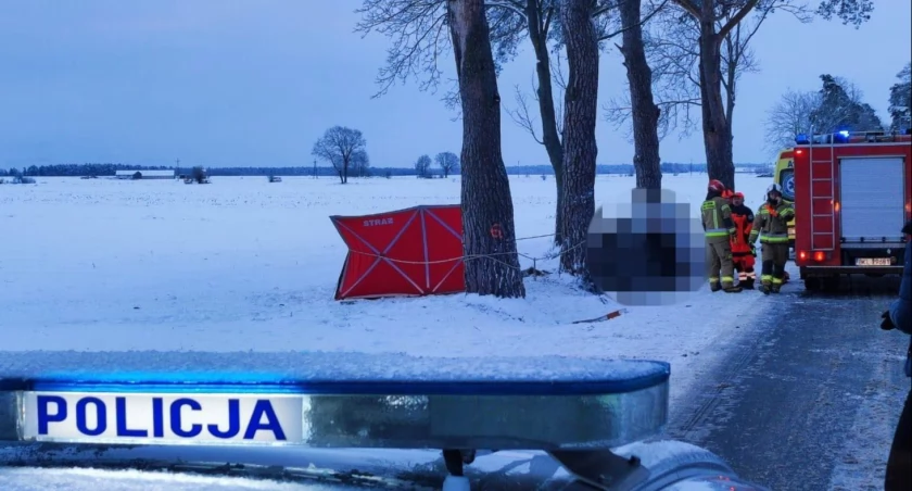 DK 63. Śmiertelny wypadek podczas wyprzedzania [FOTO]