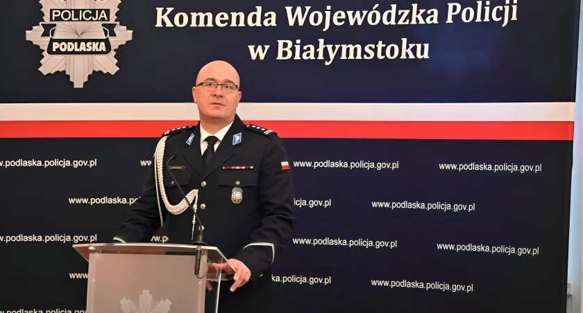 Inspektor Kamil Borkowski nowym komendantem wojewódzkim policji w Białymstoku