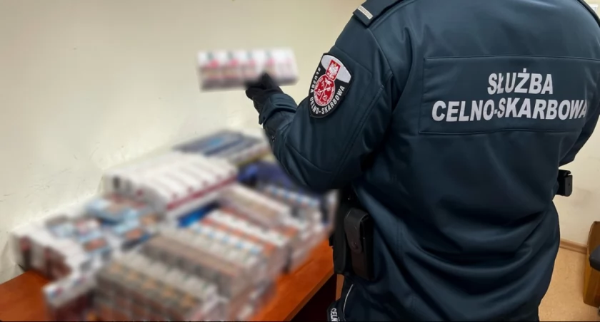 Nowogród: Przejęto blisko 800 paczek nielegalnych papierosów