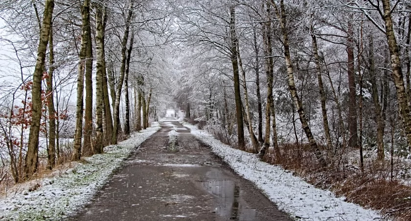 Pochmurny tydzień z opadami deszczu i deszczu ze śniegiem 