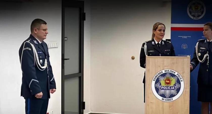Zmiana na stanowisku Komendanta Miejskiego Policji w Łomży [FOTO]
