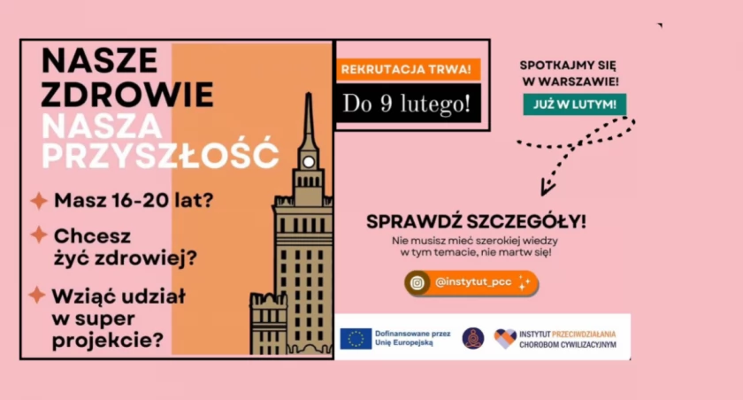 Nasze zdrowie, nasza przyszłość. Fundacja z Łomży wspiera i edukuje młodzież