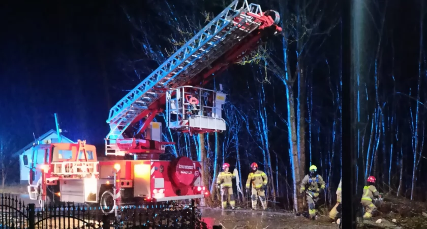 Podtopienia i powalone drzewa - trudna doba dla łomżyńskich strażaków [FOTO]