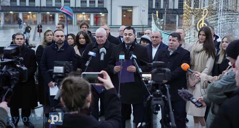 Prezydent Chrzanowski rozpoczyna kampanię wyborczą w Łomży [VIDEO i FOTO]