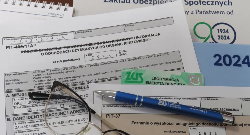 Wszystkie deklaracje podatkowe PIT za 2023 rok zostały już przez ZUS wysłane