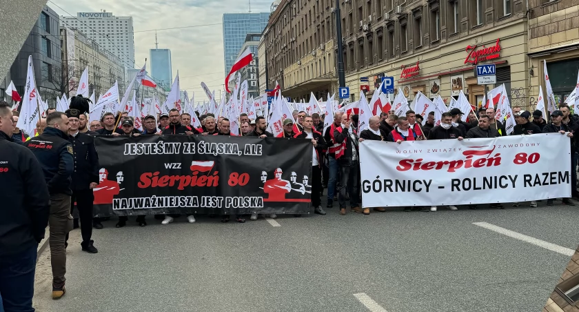 Masowy protest rolników w Warszawie. Ponad 10 tysięcy osób na ulicach stolicy