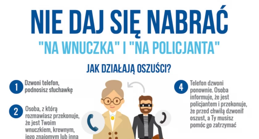 Metoda na policjanta. Oszuści uaktywnili się w powiecie łomżyńskim