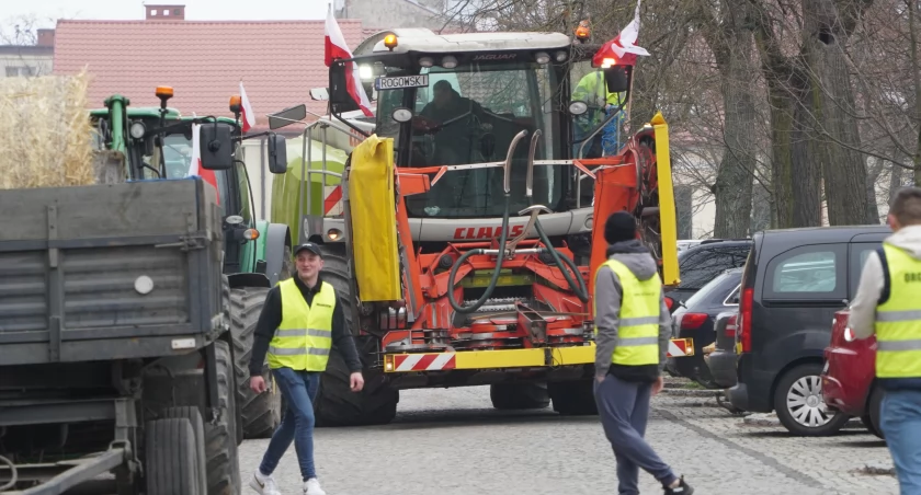 [LIVE] Protest rolników w centrum Łomży