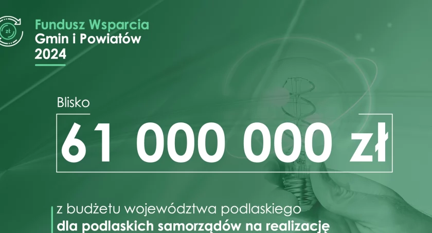 Fundusz Wsparcia Gmin i Powiatów wsparł łomżyńskie samorządy
