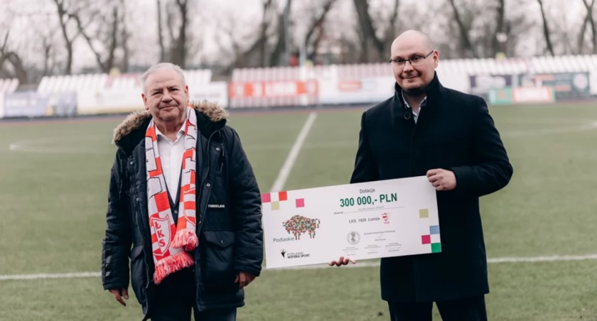 Ale kwota! ŁKS Łomża z dużym zastrzykiem!