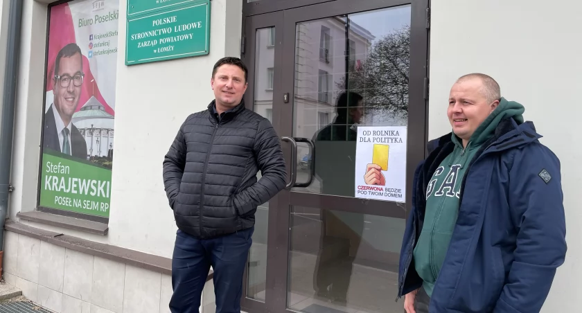 Delegacja rolników zostawiła poświąteczne 