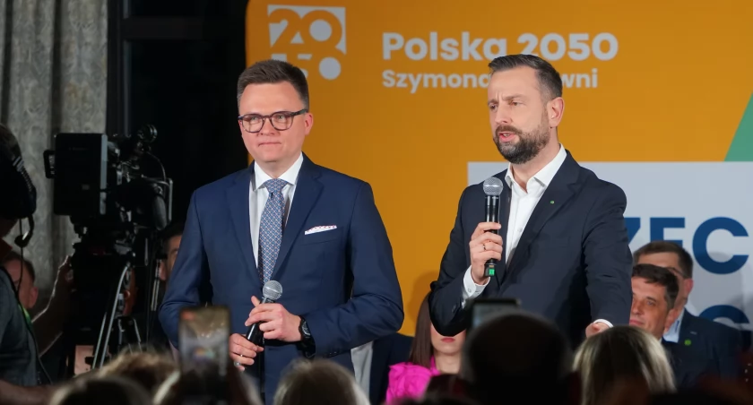[LIVE i FOTO] Szymon Hołownia i Władysław Kosiniak-Kamysz w Łomży