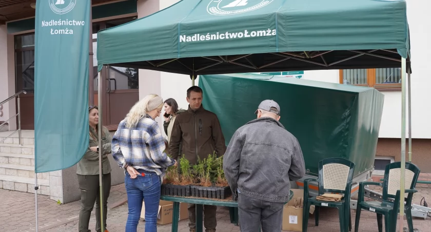 Darmowe drzewka od leśników. Akcja #sadziMY wzbudza w Łomży duże zainteresowanie