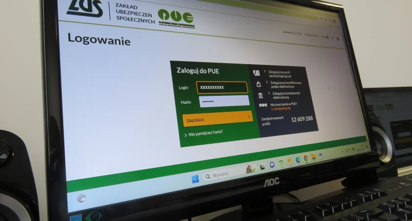 Platforma Usług Elektronicznych (PUE) ZUS ma już 12,6 mln użytkowników