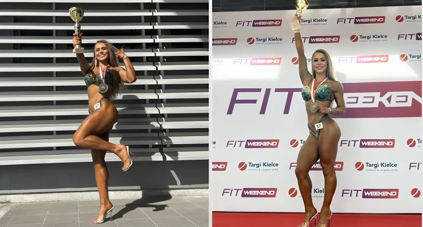 Kinga Pęza z Łomży zwyciężyła w Mistrzostwach Polski w dziedzinie Kulturystyki i Fitnessu