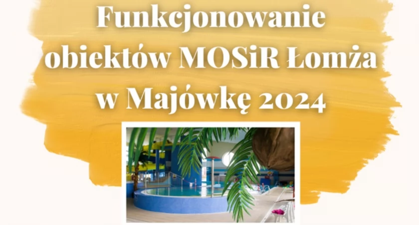 Grafik funkcjonowania obiektów MOSiR Łomża w 