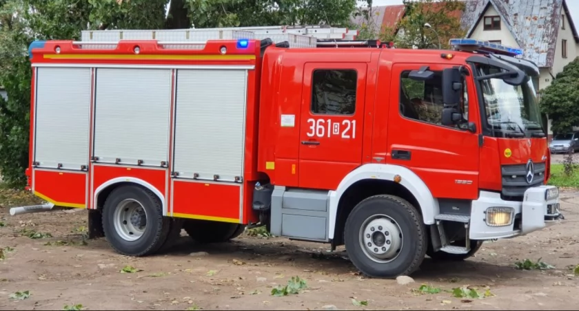 Dachowanie auta za Śniadowem
