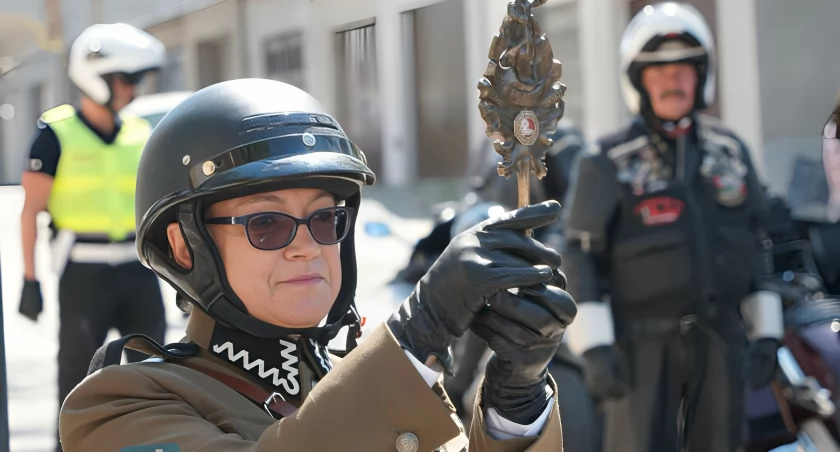 Relikwie św. Andrzeja Boboli i parada motocykli