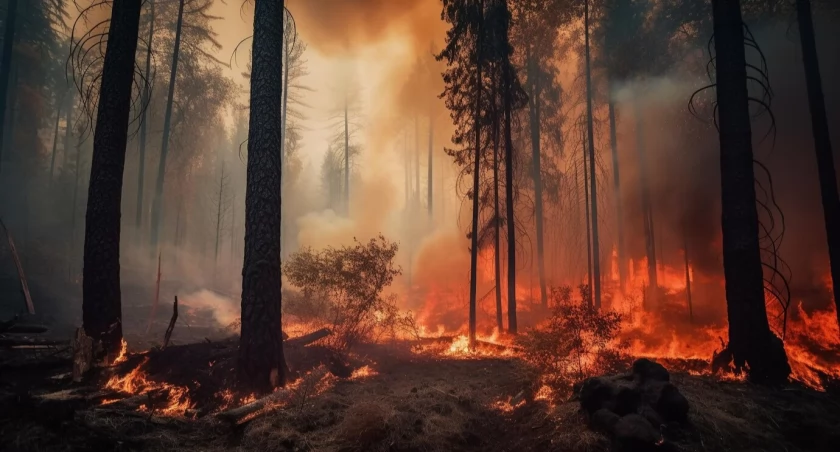 Rośnie zagrożenie pożarowe w lasach! Straż ostrzega i apeluje o ostrożność