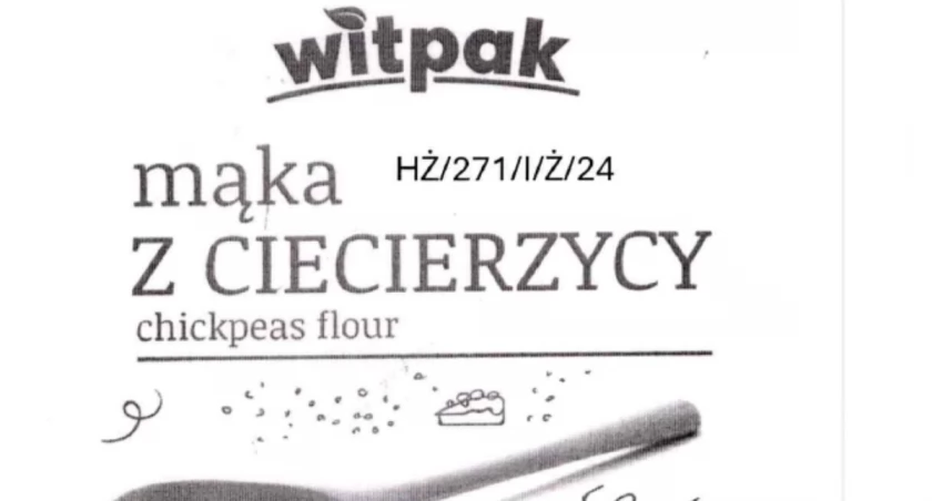 GIS ostrzega. Mąka z ciecierzycy zawiera niedeklarowane białka soi w produkcie