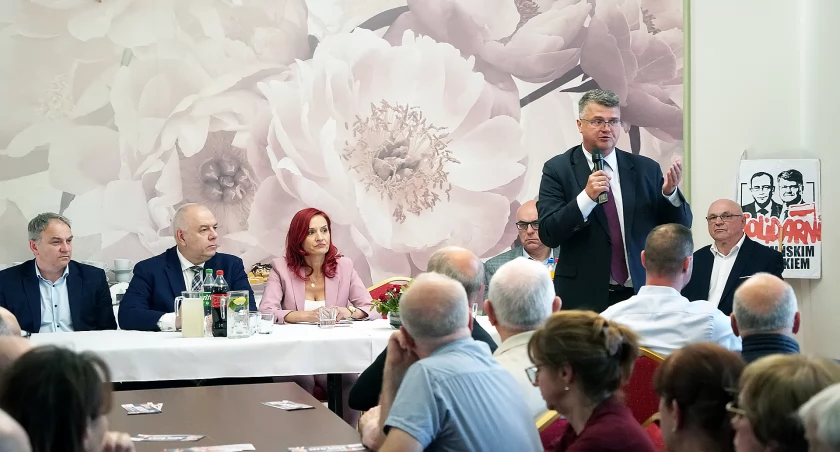 [LIVE +FOTO] Maciej Wąsik i Jacek Sasin dziś w Piątnicy