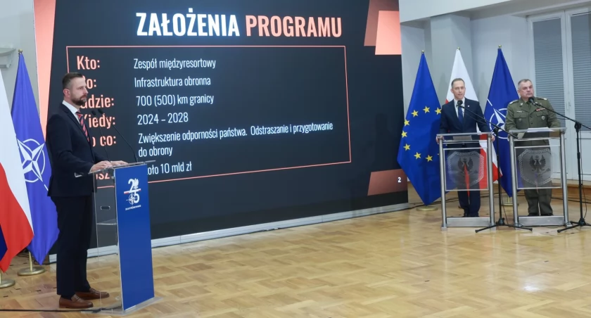 Huby logistyczne i stanowiska ogniowe nawet 100 km od granicy. Tak ma wyglądać Tarcza Wschód