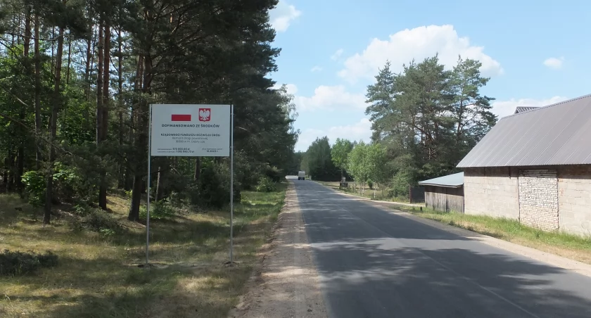 Zakończenie remontu drogi powiatowej nr 1889B w m. Dobry Las