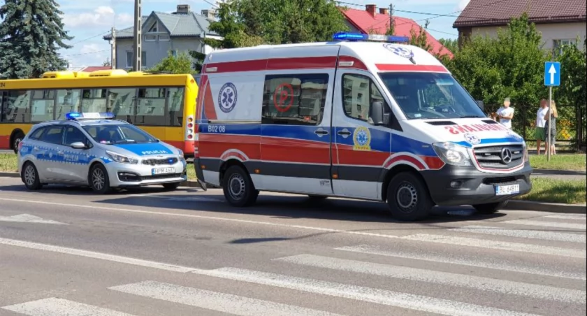 Łomża. Potrącenie ośmiolatka na Zawadzkiej
