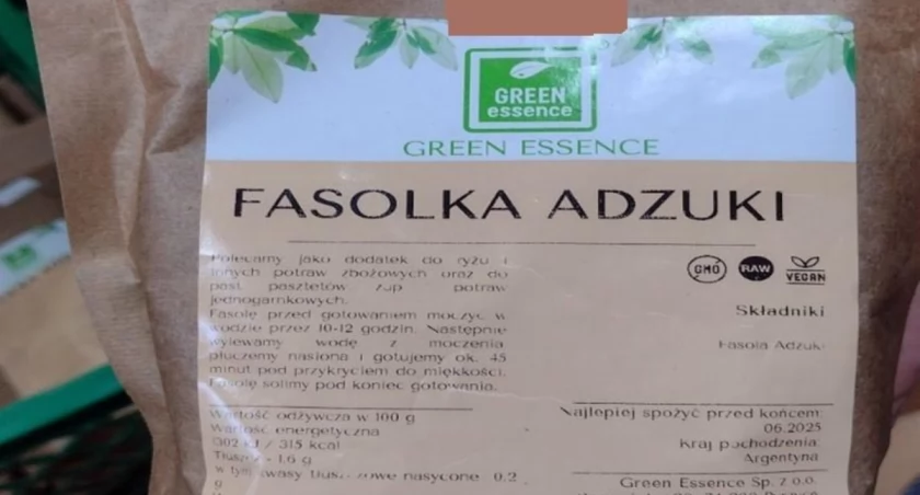 Wysoki poziom pozostałości pestycydu - glufosynatu w partii fasolki Adzuki. GIS ostrzega